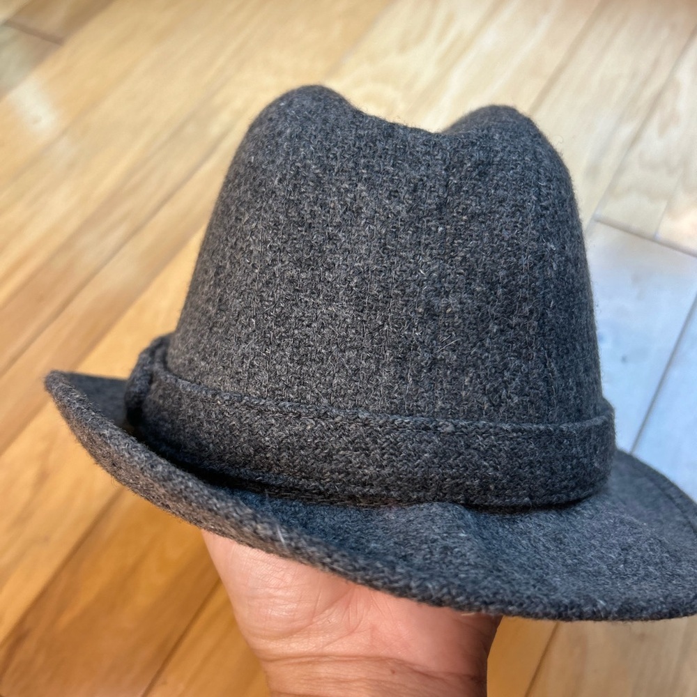 Stetson Equalizer Charcoal Wool Vintage Fedora Hat Unisex